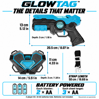 GLOWTAG™⎮ Laser Tag Battle Set