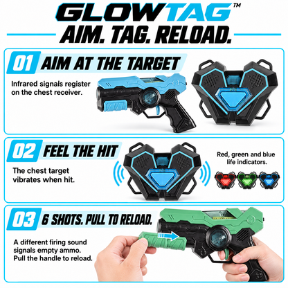 GLOWTAG™⎮ Laser Tag Battle Set