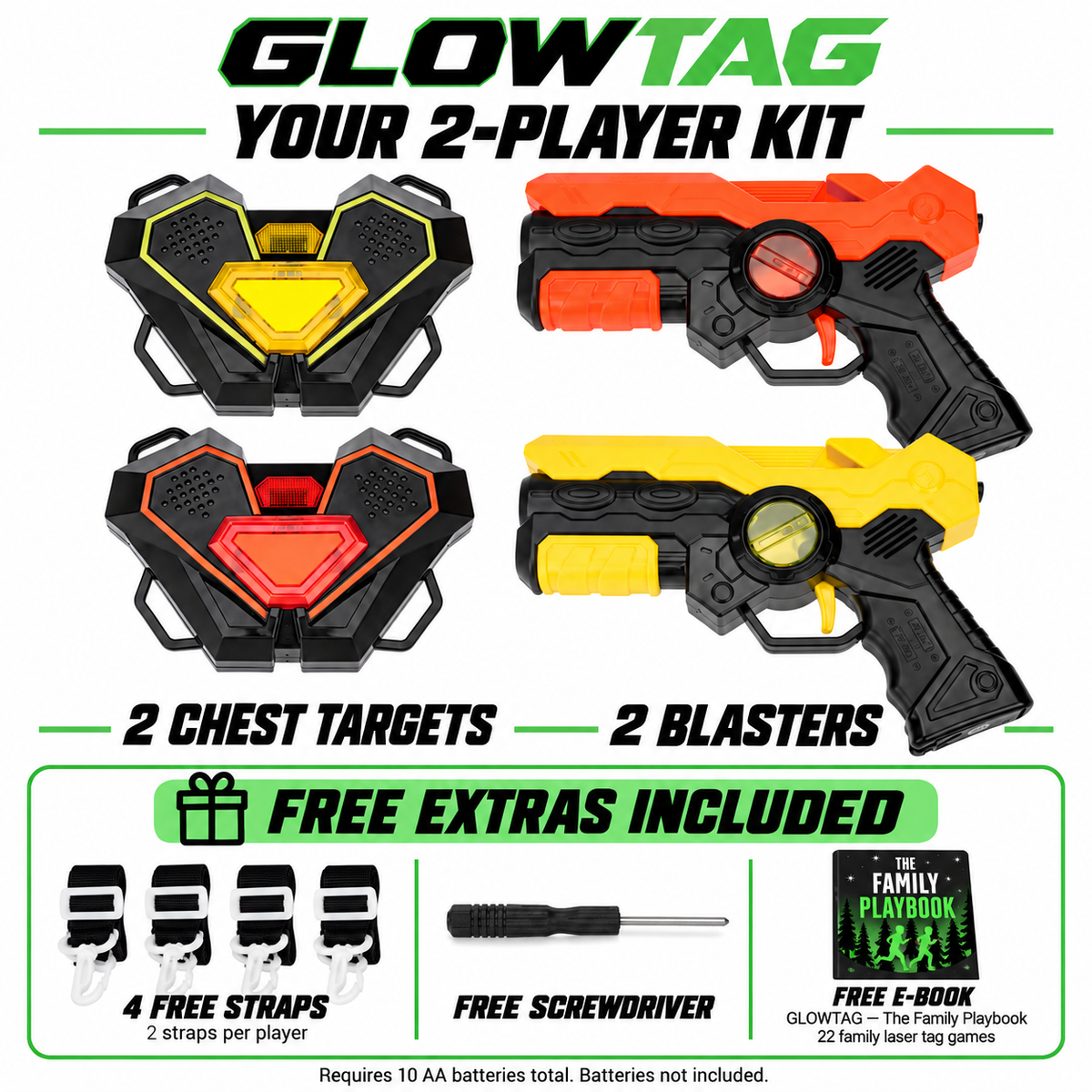 GLOWTAG™⎮ Laser Tag Battle Set