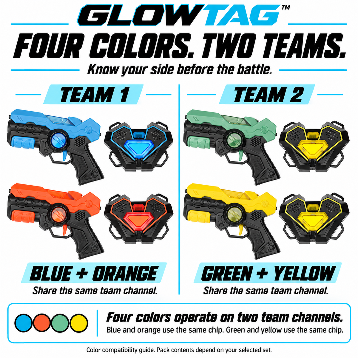 GLOWTAG™⎮ Laser Tag Battle Set